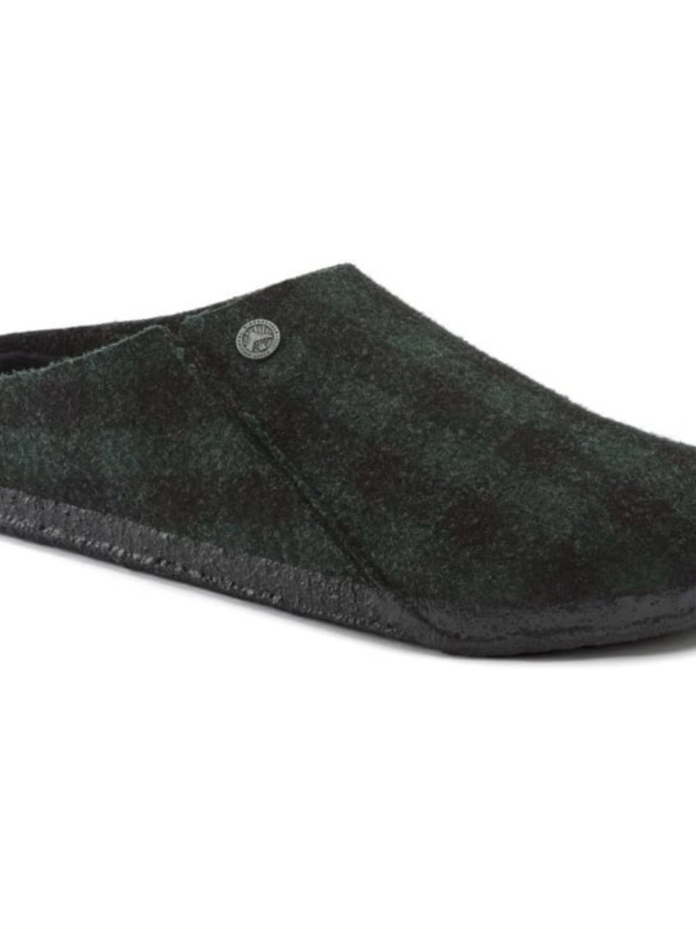 BIRKENSTOCK Clogs Zermatt Wool green and black plaid size 38 home slippers